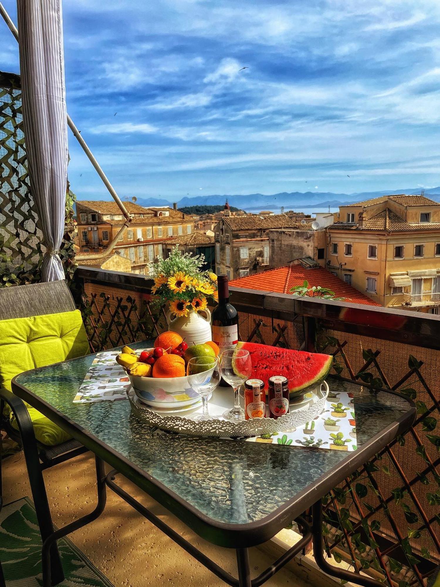 Corfu Panoramic View All The City Екстериор снимка