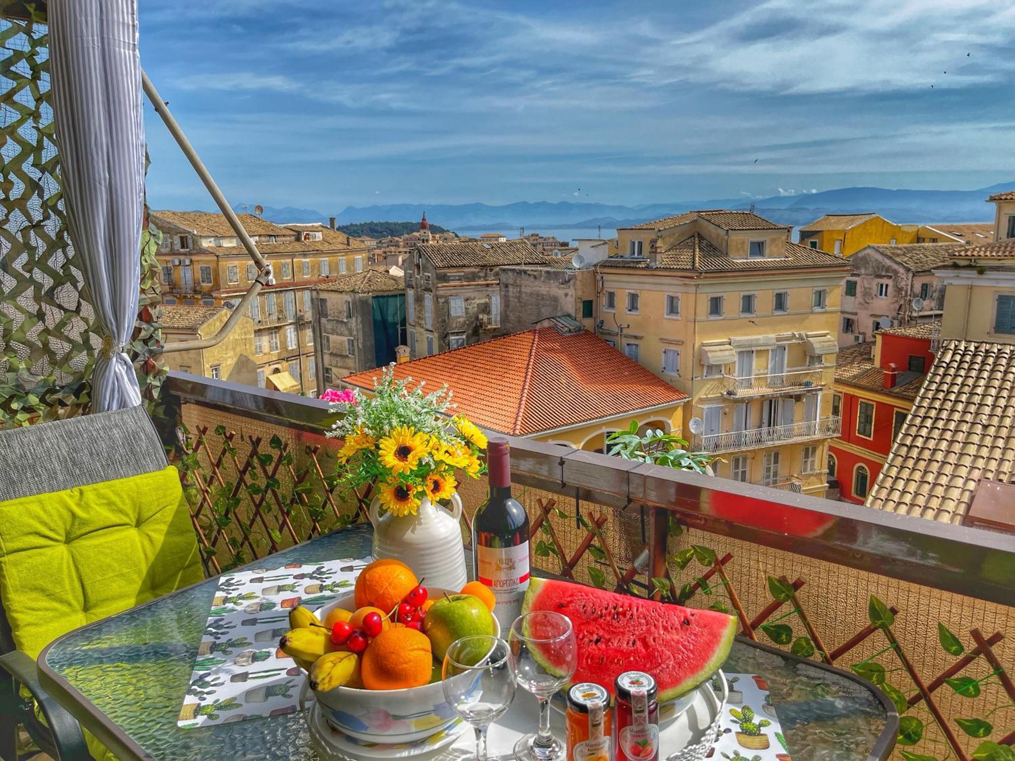 Corfu Panoramic View All The City Екстериор снимка
