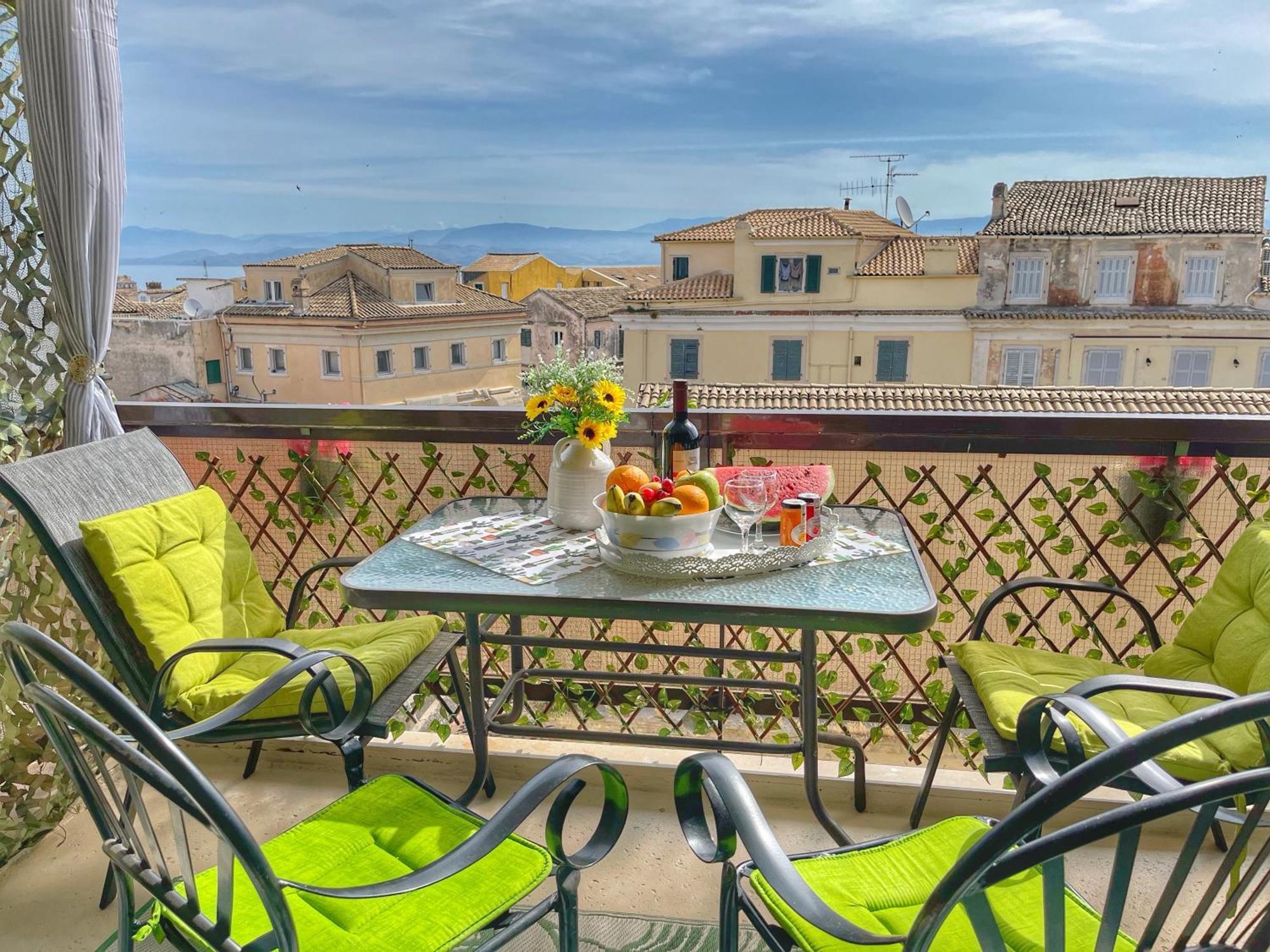 Corfu Panoramic View All The City Екстериор снимка
